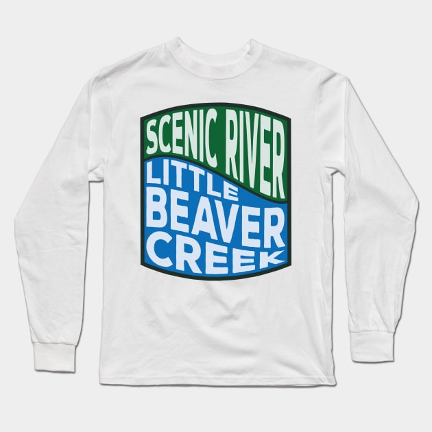 Little Beaver Creek Scenic River Wave Long Sleeve T-Shirt by nylebuss